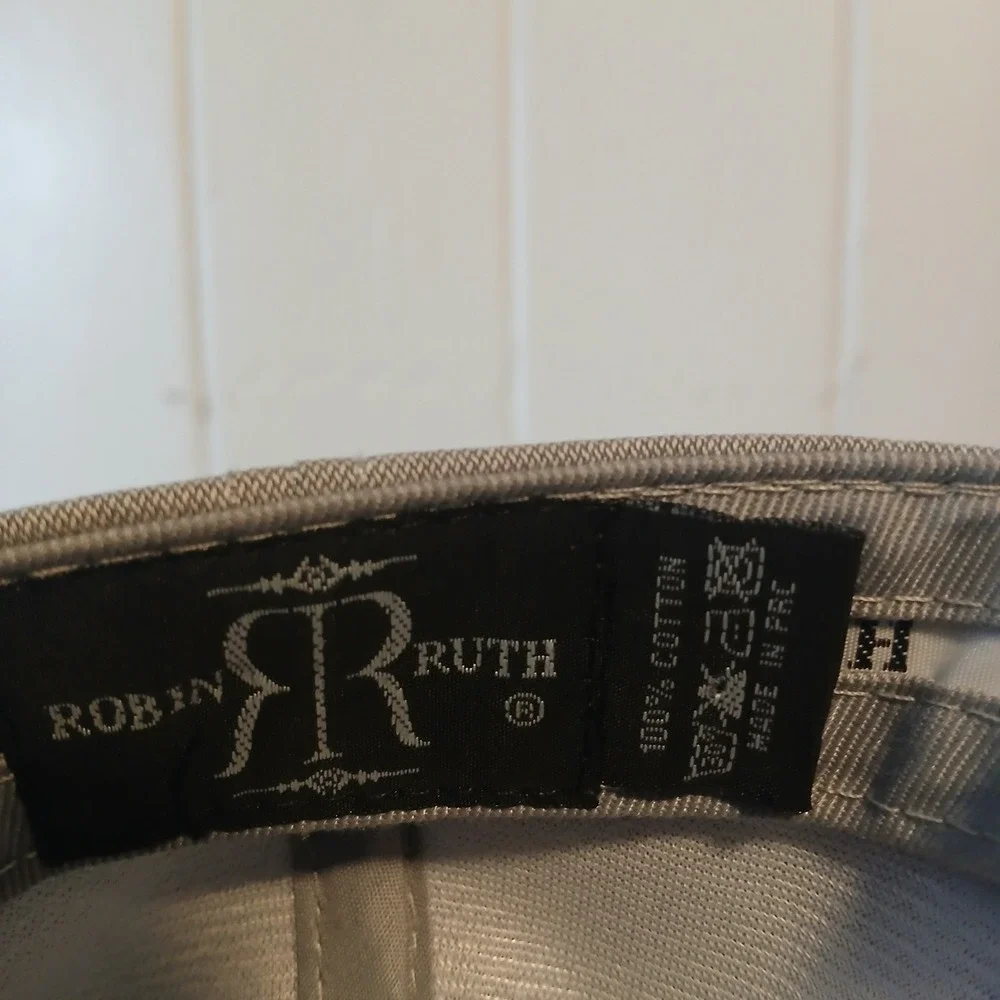 Robin Ruth Tokyo Snapback Hat Gray Floral Brim Mens Adjustable Baseball Cap‎